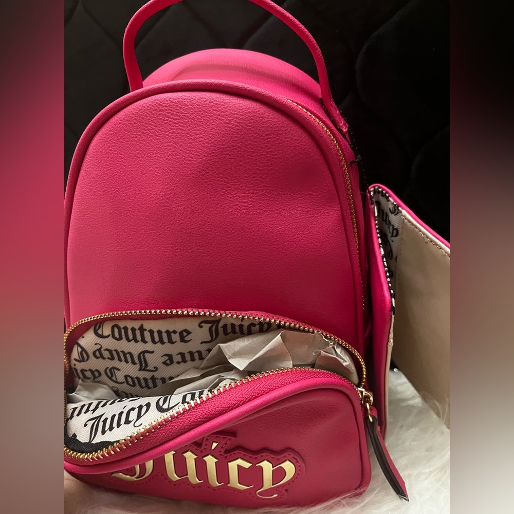 JUICY COUTURE Travel Backpack + Passport Holder - Picture 4 of 5